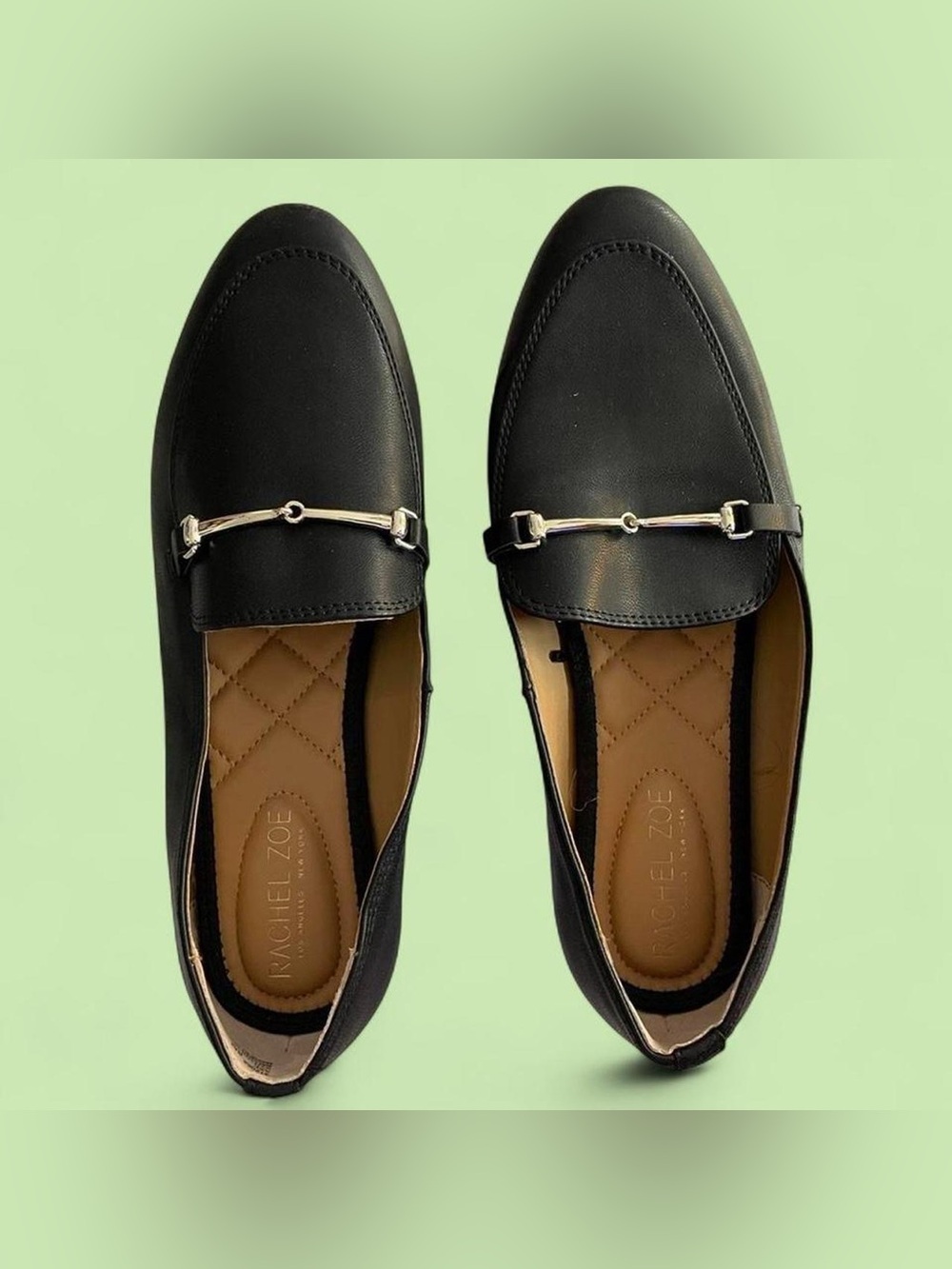 Rachel Zoe Black Slip-On Loafers